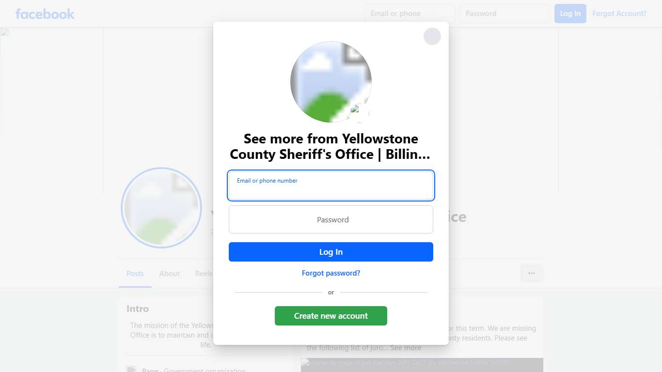 Yellowstone County Sheriff's Office Billings MT Facebook